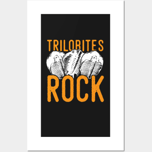 Paleontology tshirt - Trilobites tshirt, ideal gift for fossil hunters Posters and Art